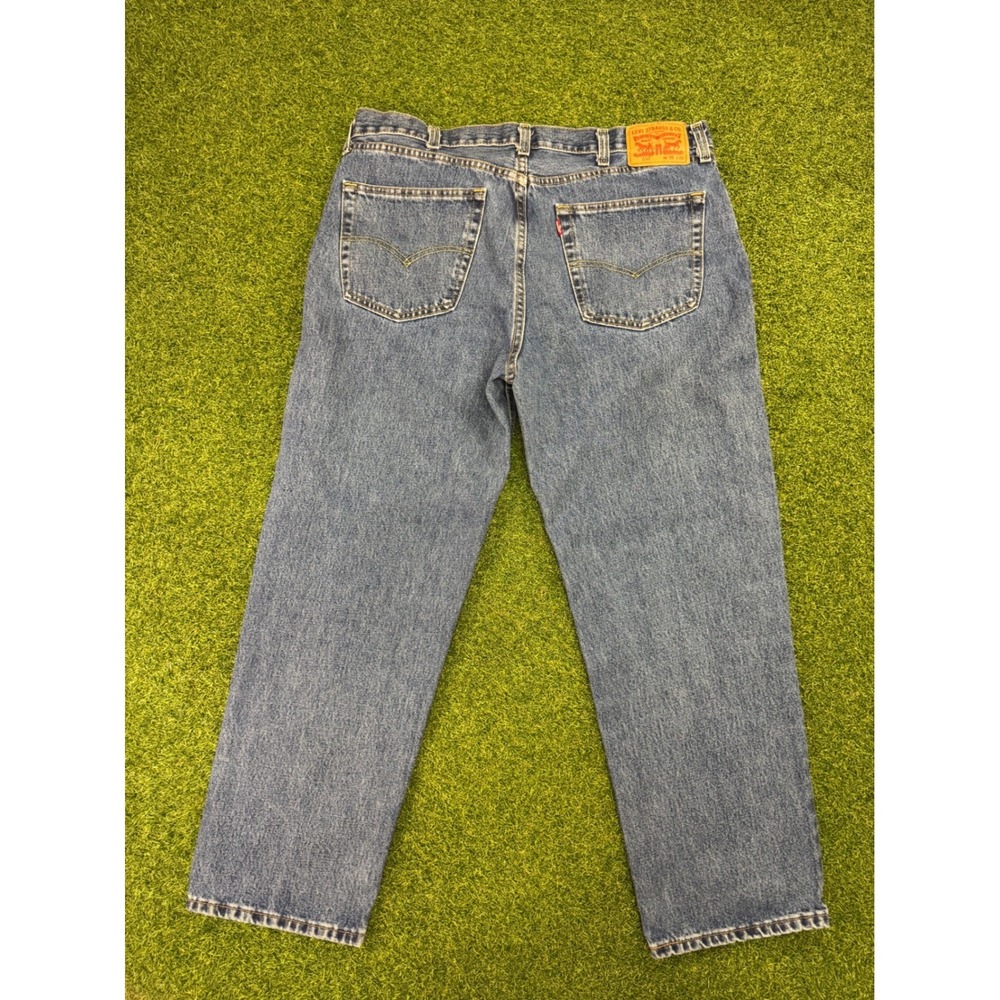 Levis 505 Regular Fit Straight Leg Mens Jeans Blue Denim W38 L29 Medium Wash